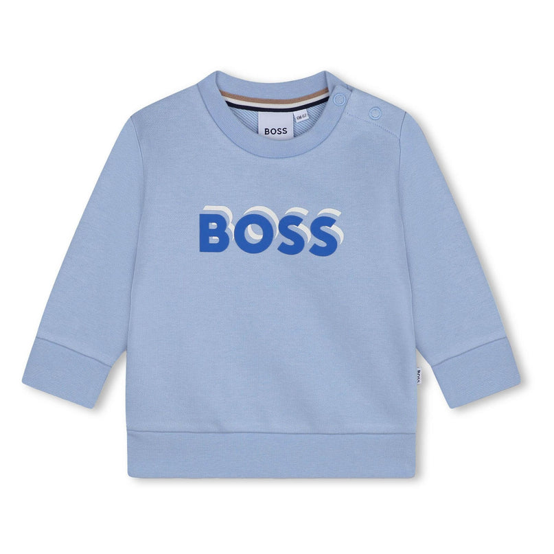 Pale Blue Logo Sweatshirt