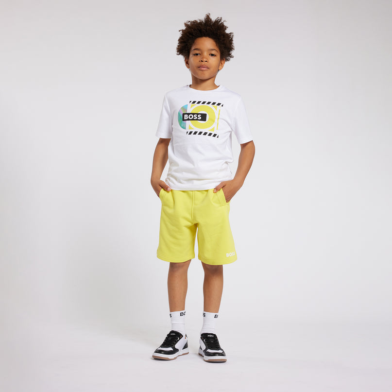 boss-j50680-508-kb-Yellow Logo Shorts