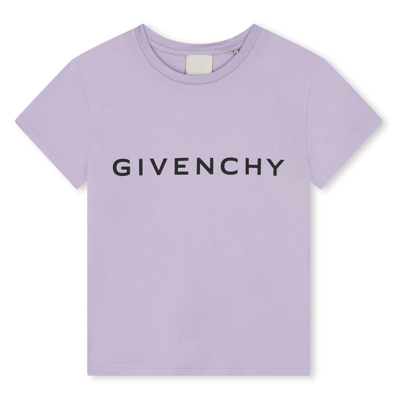 Givenchy-H30426-935-LILAC-SHORT SLEEVES TEE-SHIRT