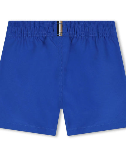 Blue Side Logo Swimshorts