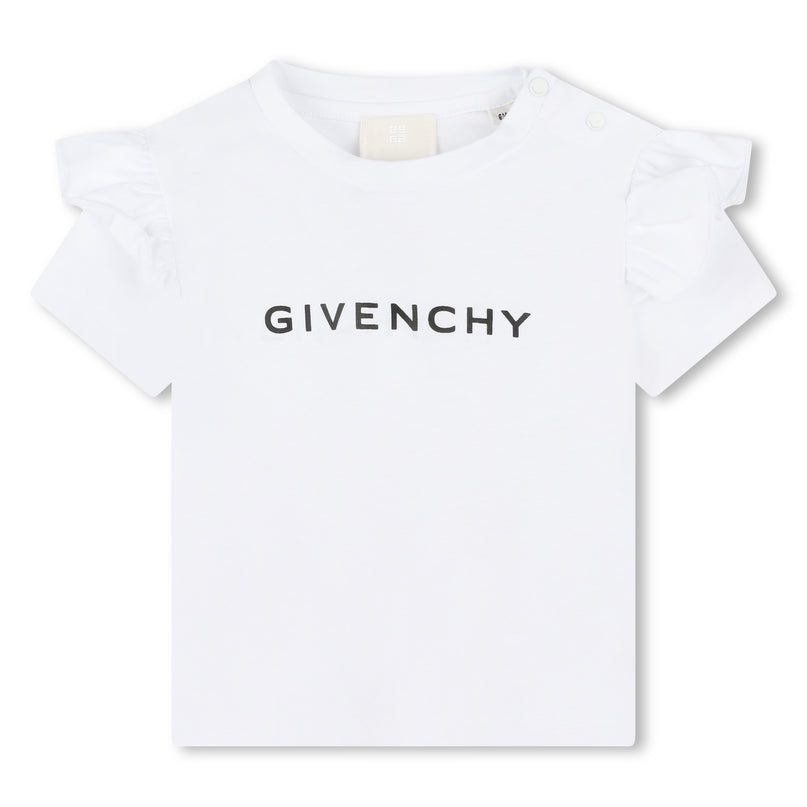 givenchy-h30196-10p-bg-White Logo T-Shirt