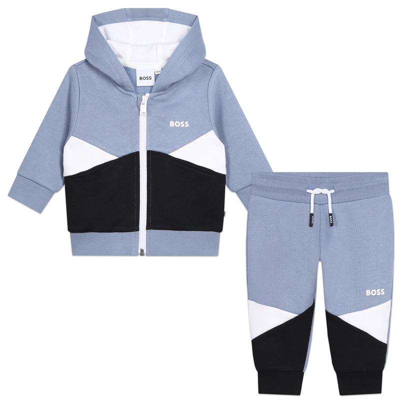 BOSS-J51262-049-MEDIUM GREY-CARDIGAN+TROUSERS