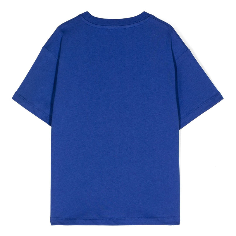 Balmain-Logo T-Shirt-BV8Q01-Z1751-616-Blue