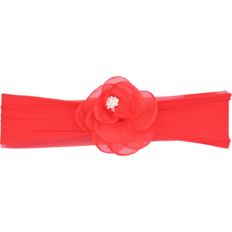 Red Sparkling Rose Headband