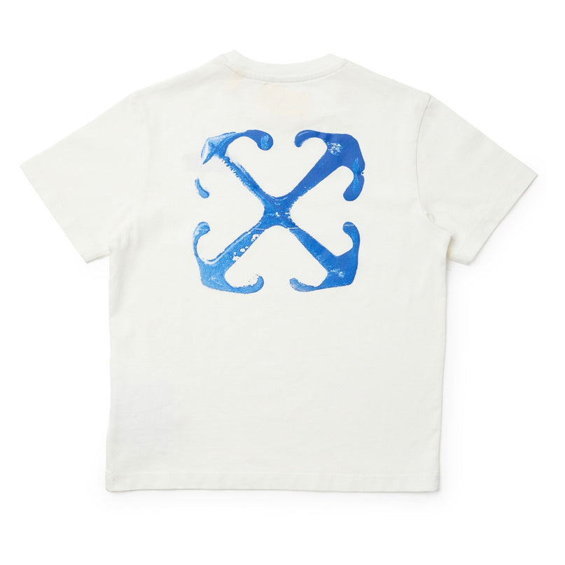 off-white-obaa002s24jer0060145-White Paint Graphic T-shirt