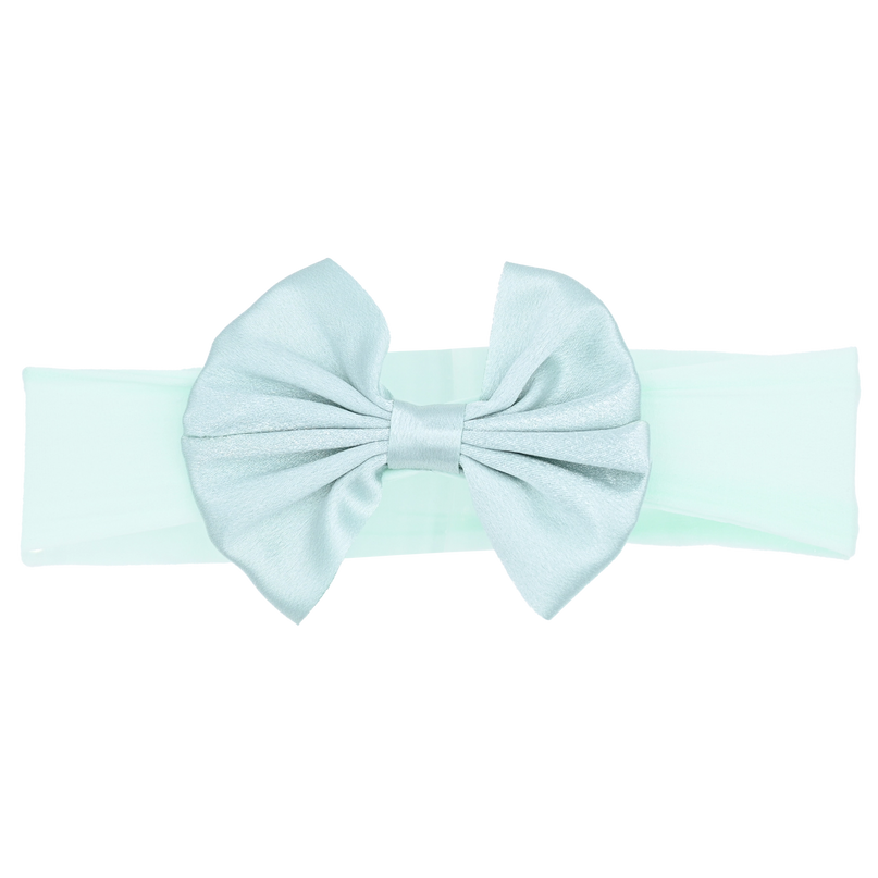 Sage Satin Ribbon Headband