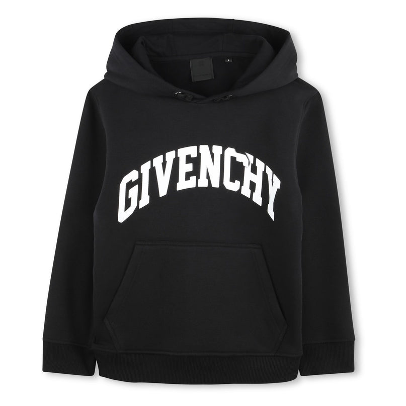 Givenchy-H30328-09B-BLACK-HOODED SWEATSHIRT