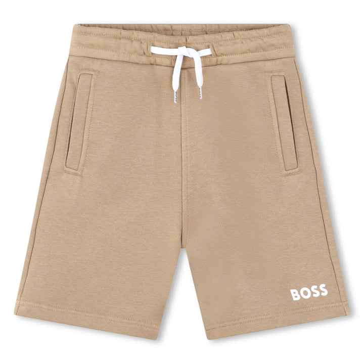 boss-j50680-269-kb-Brown Logo Shorts