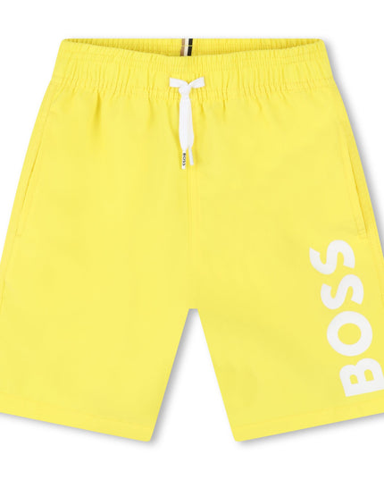 boss-j50662-508-kb-Yellow Swim Shorts