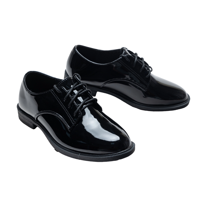 Black Oxford Laced Dress Shoes