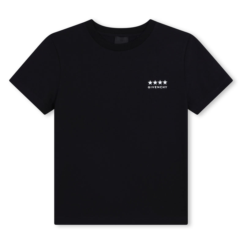 Givenchy-H30355-09B-BLACK-SHORT SLEEVES TEE-SHIRT