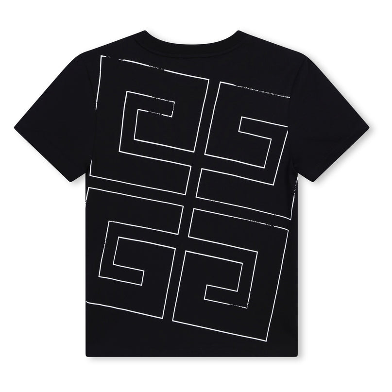 Givenchy-H30355-09B-BLACK-SHORT SLEEVES TEE-SHIRT