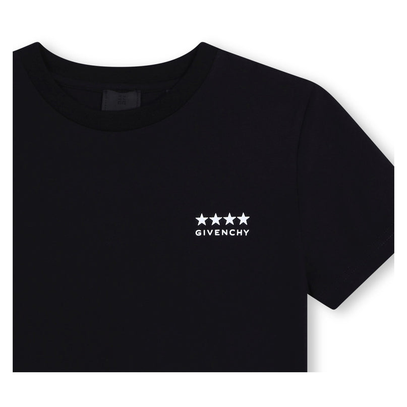 Givenchy-H30355-09B-BLACK-SHORT SLEEVES TEE-SHIRT