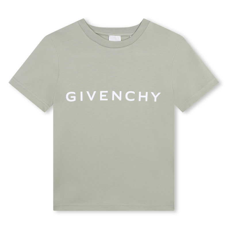 Givenchy-H30343-602-LIME-SHORT SLEEVES TEE-SHIRT