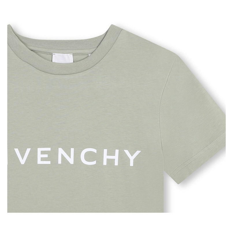 Givenchy-H30343-602-LIME-SHORT SLEEVES TEE-SHIRT