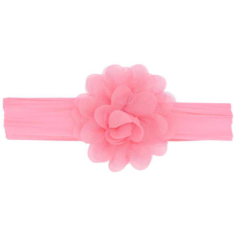 Poppy Glistening Flower Headband