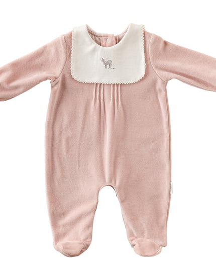 kids-atelier-andy-wawa-baby-girl-pink-deer-bib-velvet-babygrow-ac25055-pink