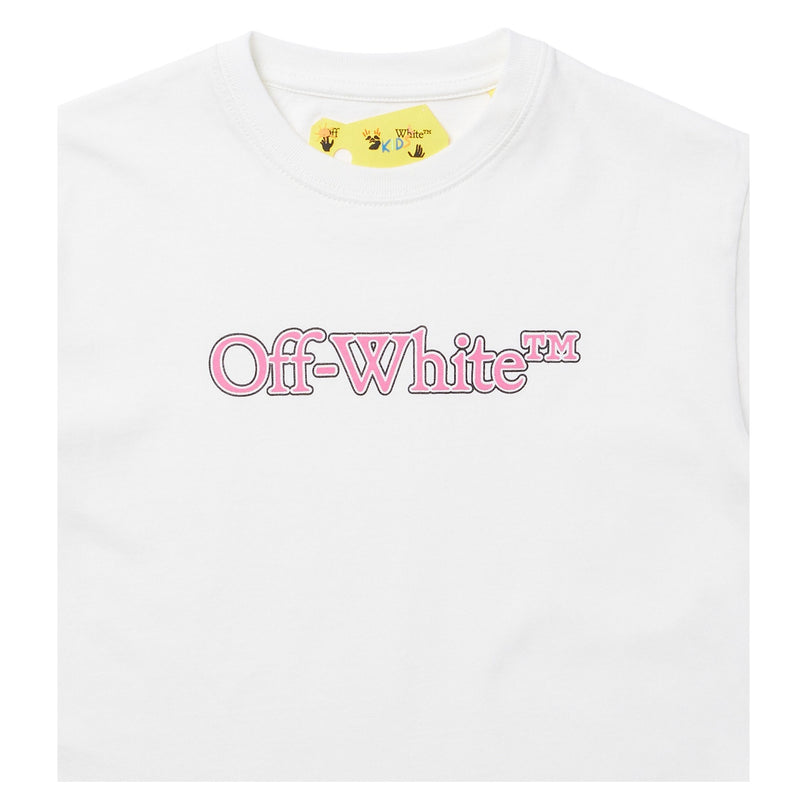 off-white-ogaa001s24jer0040132-White Logo T-Shirt