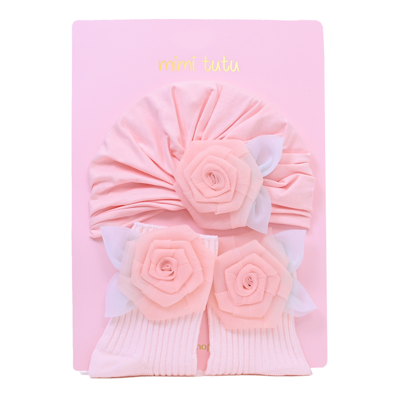 Pink Pastel Rose Gift Set