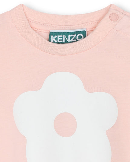 kenzo-k60126-46t-bg-Pink Cotton T-Shirt