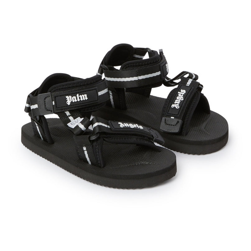 palm-angels-pgih002s24fab0011001-Black Logo Sandal