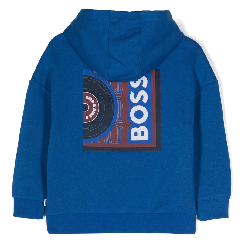 Blue Logo Hoodie