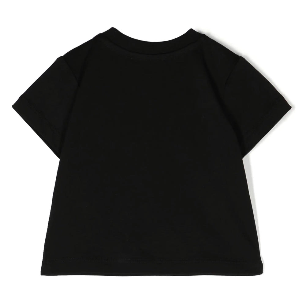 moschino-Black Logo Paint Splatter T-Shirt-m5m032-laa24-60100
