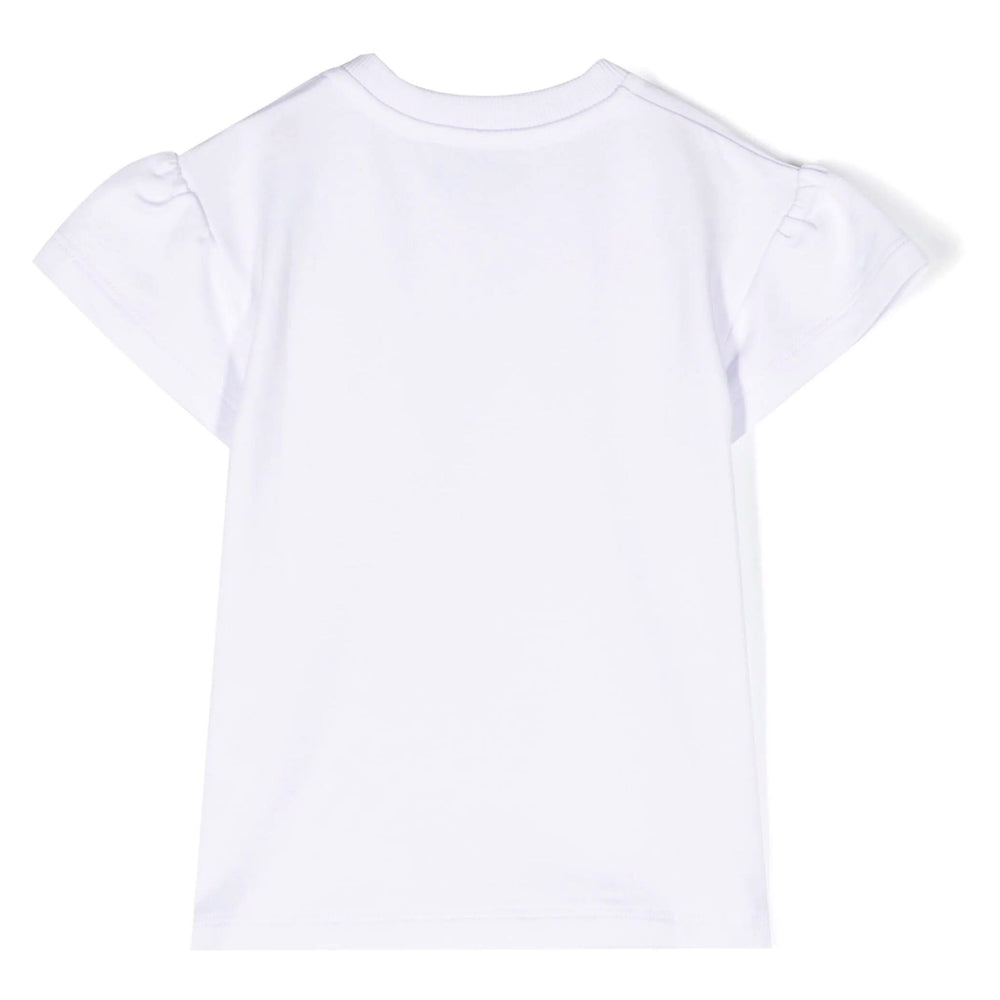 moschino-White Logo T-Shirt-mdv0b6-lda25-10101
