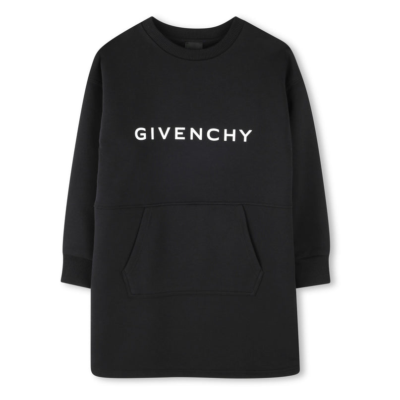 Givenchy-H30388-09B-BLACK-LONG SLEEVED DRESS