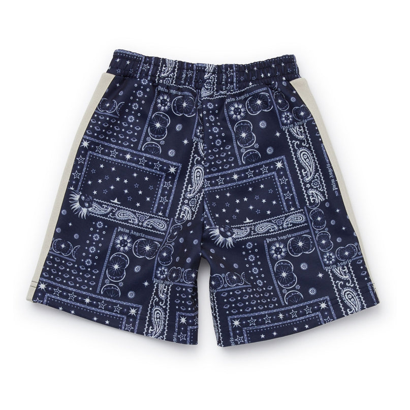 palm-angels-pbcl001s24fab0014603-Blue Viscose Bandana Shorts