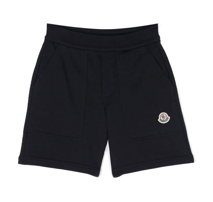 moncler-j1-954-8h000-14-809ag-778-Navy Logo Shorts