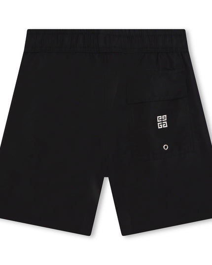 givenchy-h30092-09b-kb-Black Swim Shorts