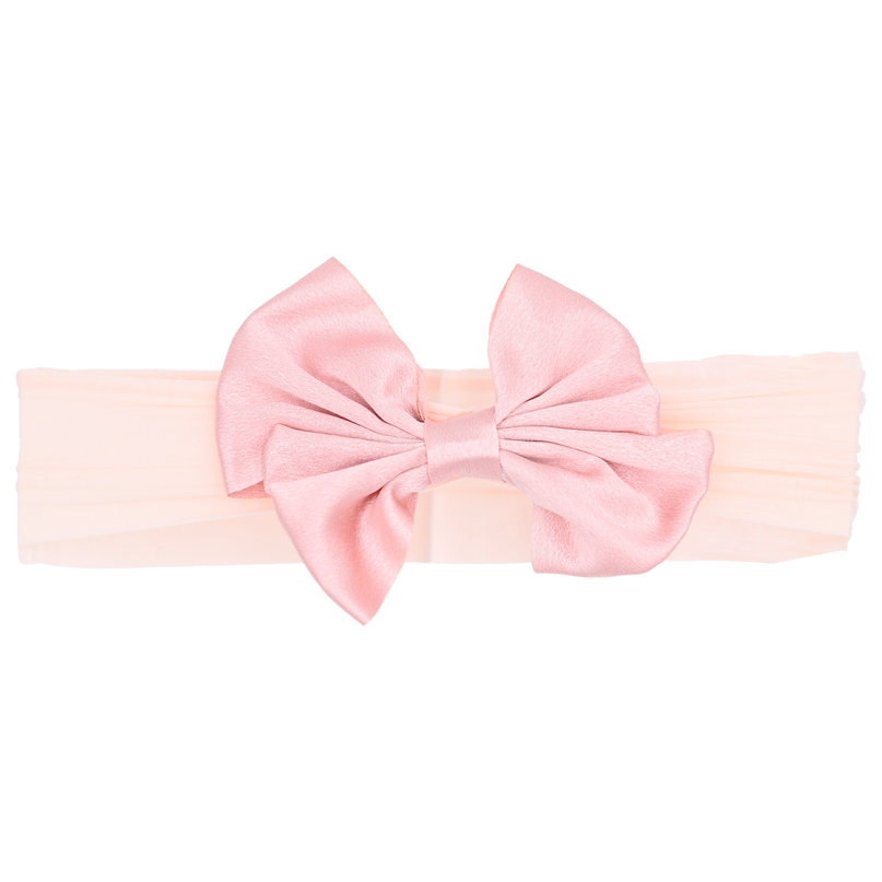 Dusky Rose Satin Ribbon Headband