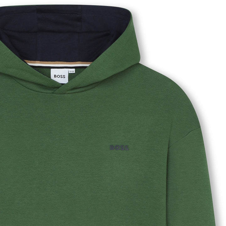 boss-j50714-651-kb-Green Hooded Sweatshirt
