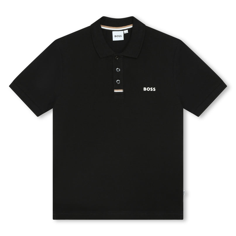 boss-j50705-09b-kb-Black Logo Polo