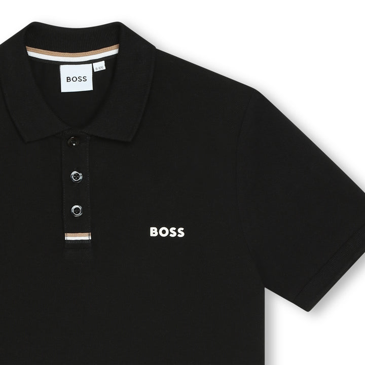 boss-j50705-09b-kb-Black Logo Polo