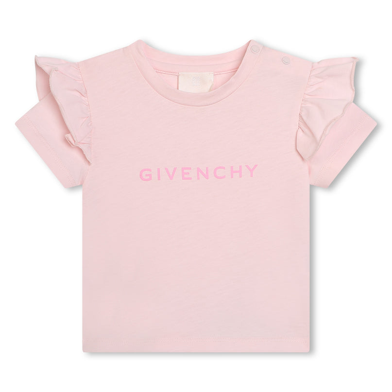 givenchy-h30196-44z-bg-Pink Logo T-Shirt