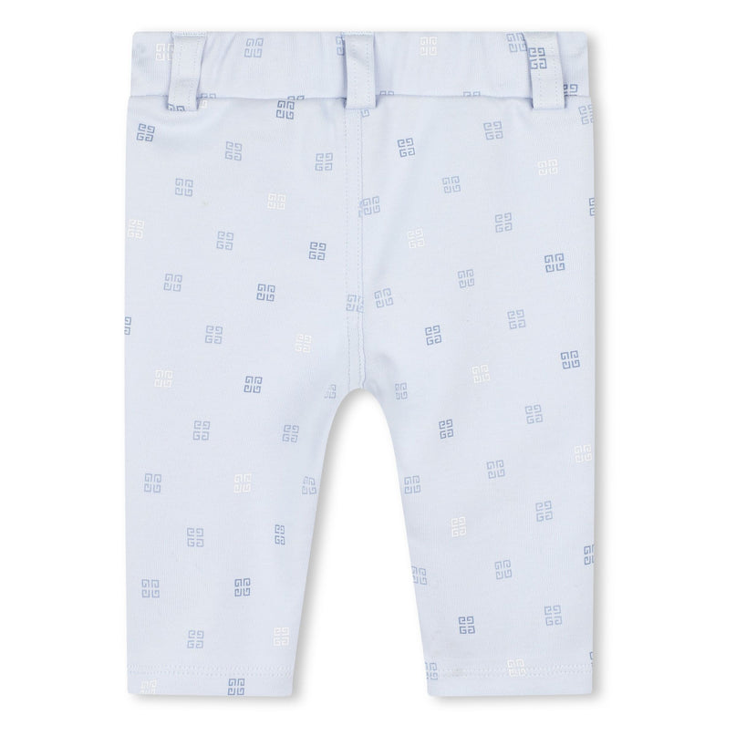 Givenchy-H30512-771-PALE BLUE-SET POLO+TROUSERS