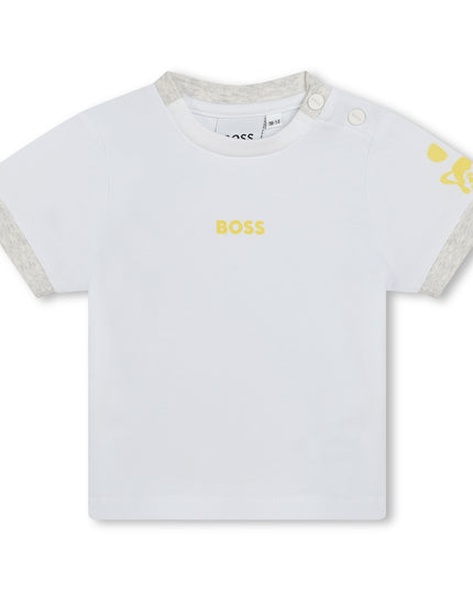 BOSS-J50801-508-BB-STRAW YELLOW-DUNGAREES+T-SHIRT