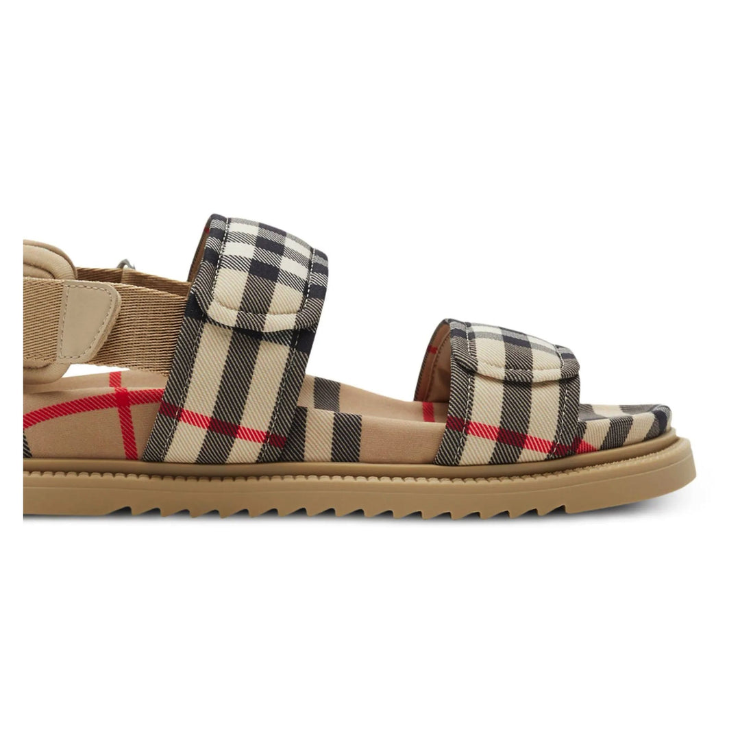 burberry-Archive Beige Check Sandals-8081868-1002-154588-a7028
