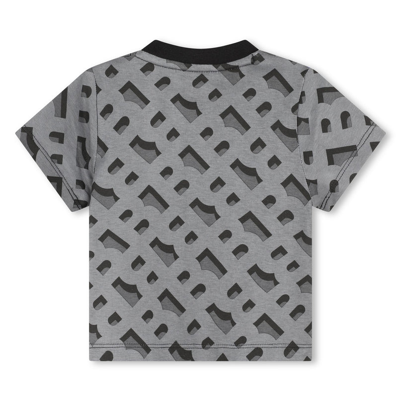 boss-j50607-09b-bb-Gray Logo T-Shirt