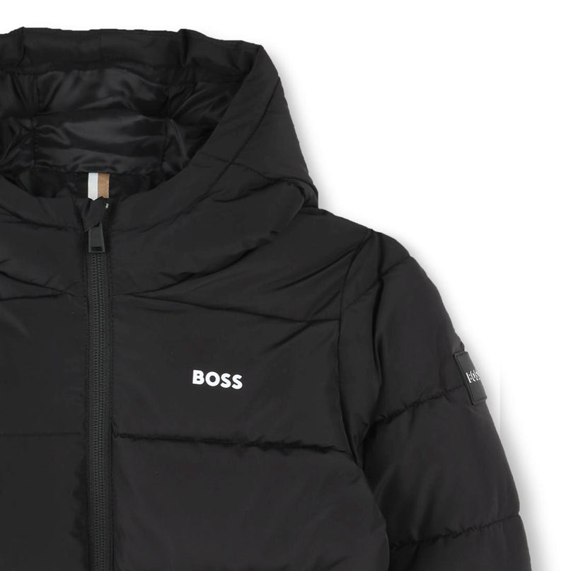 BOSS-J51237-09B-BLACK-PUFFER JACKET