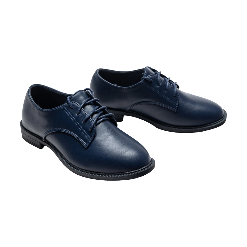 Navy Derby Dress Shoes