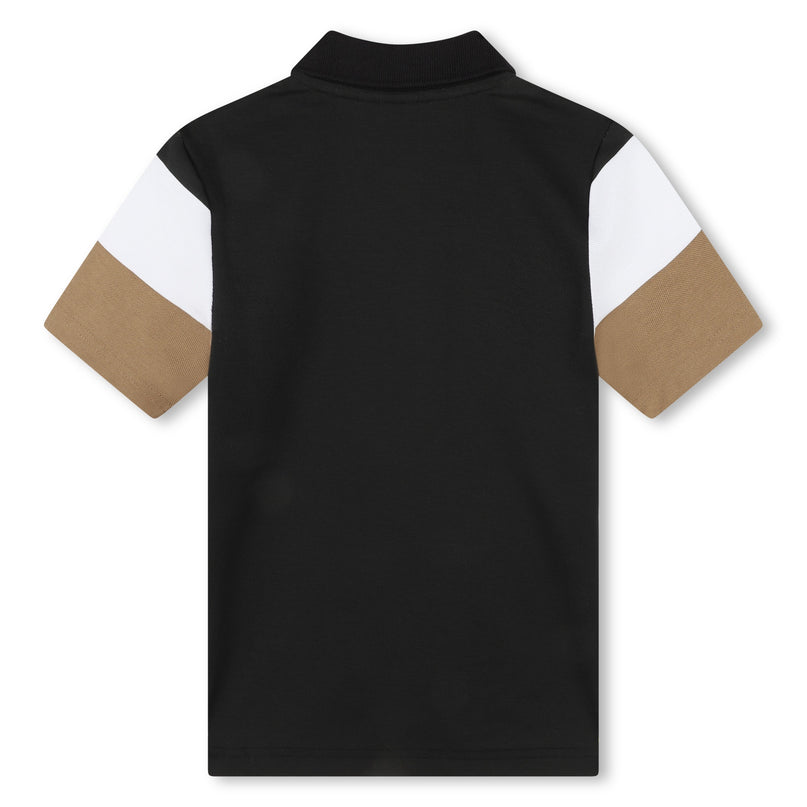 boss-j50707-09b-kb-Black Short Sleeve Polo