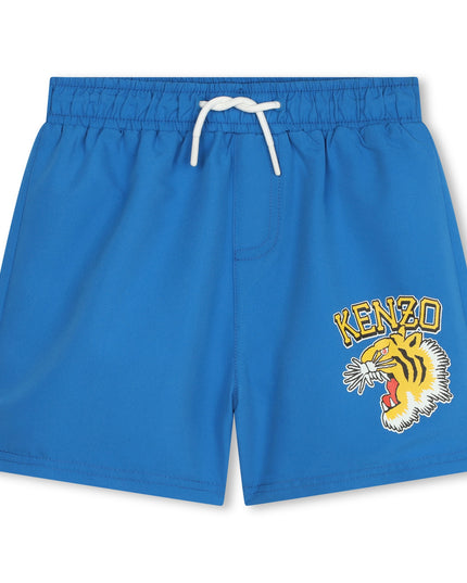 kenzo-k60277-878-kb-Electric Blue Swimming Shorts