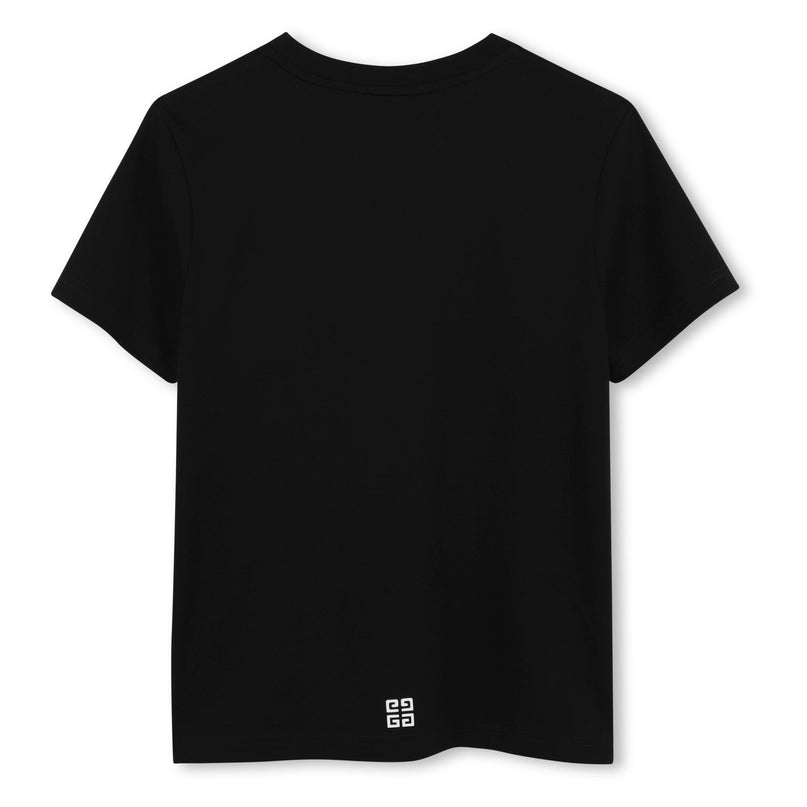 Givenchy-H30336-09B-BLACK-SHORT SLEEVES TEE-SHIRT