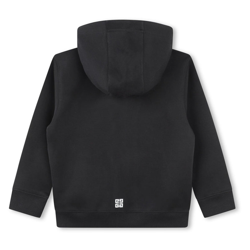 Black Logo Hooded Sweatshirt