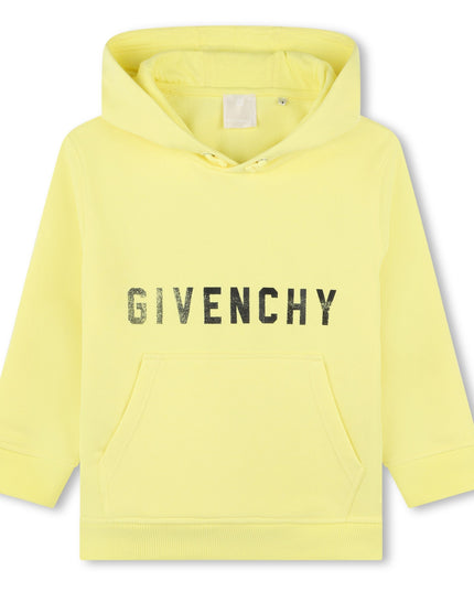 Yellow Hooded Sweatshirt