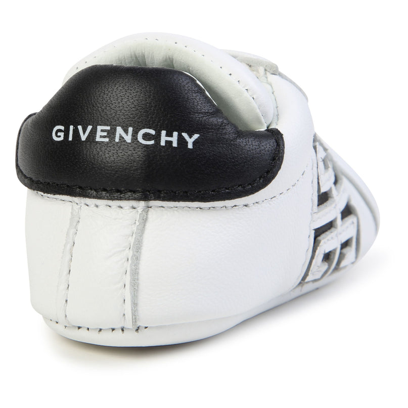 White Logo Slippers