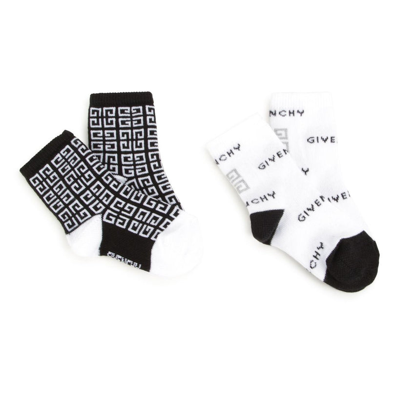 Black & White Logo Socks